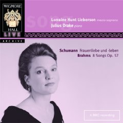 Show details of Lorraine Hunt Lieberson - Brahms 8 Lieder Op. 57 & Schumann Frauenliebe und -leben.