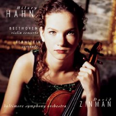 Show details of Hilary Hahn ~ Beethoven - Violin Concerto  Bernstein - Serenade.
