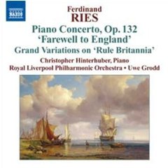 Show details of Ries: Piano Concerto, Op. 132 'Farewell to England' [ENHANCED] .