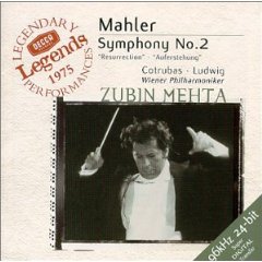 Show details of Mahler: Symphony No. 2 / Mehta, Vienna Philharmonic Orchestra [ORIGINAL RECORDING REMASTERED] .