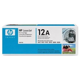 Show details of HP LaserJet 12A Black Print Cartridge (Q2612A).