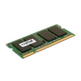 Show details of Crucial Technology CT25664AC800 2GB 200-pin SODIMM DDR2 PC2-6400 Memory Module.