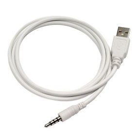 Show details of Premium White USB Data / Charging Adapter Adaptor for Apple 2nd Generation Shuffle.