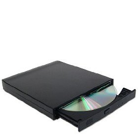 Show details of 24x USB External Slim CD-ROM Drive (Black).