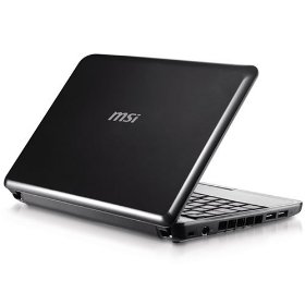 Show details of MSI Wind U100-432US 10-Inch Netbook (1.6 GHz Intel Atom Processor, 1 GB RAM, 160 GB Hard Drive, XP Home, 6 Cell Battery) Black.