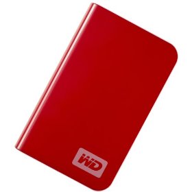 Show details of Western Digital My Passport Essential 320 GB USB 2.0 Portable Hard Drive WDMER3200TN (Real Red).