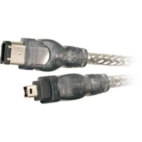 Show details of Belkin F3N401-06-ICE IEEE 1394 4-Pin/6-Pin 400 Mbps FireWire Cable (6 Feet).