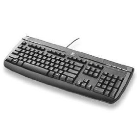 Show details of LogitechInternet 350 Vista Qualified USB Keyboard (Black).