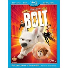 Show details of Bolt (Three-Disc Edition w/ Standard DVD + Digital Copy + BD Live) [Blu-ray] (2008).
