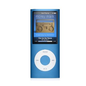 Show details of Apple iPod nano 8 GB Blue (4th Generation).