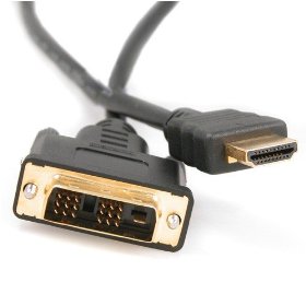 Show details of Eforcity Black 6FT /2 Meter HDMI Male to DVI Male Cable.