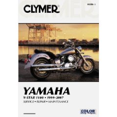 Show details of Yamaha V-Star 110 1999-2007 (Clymer Motorcycle Repair) (Paperback).