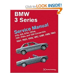 Show details of BMW 3 Series (E30) Service Manual: 1984-1990 (Paperback).