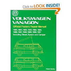 Show details of Volkswagen Vanagon Official Factory Repair Manual 1980-1991 Including Diesel Syncro and Camper [ILLUSTRATED]  (Paperback).