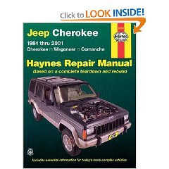 Show details of Jeep Cherokee,Wagoneer,Comanche,1984-2001 (Haynes Repair Manual) (Paperback).