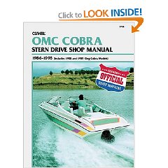 Show details of Clymer Omc Cobra Stern Drive Shop Manual 1986-1993: Includes 1988 and 1989 King Cobra Models (Paperback).
