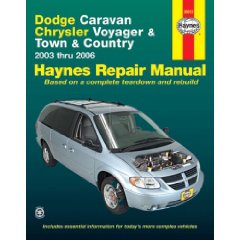 Show details of Dodge Caravan, Chrysler Voyager & Town & Country, 2003-2006 (Haynes Repair Manual) (Paperback).