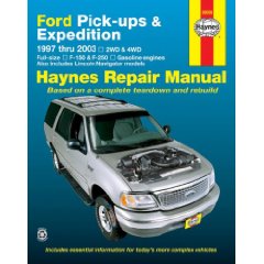 Show details of Ford Pick-Ups, Expedition & Lincoln Navigator 1997-2003 (Haynes Repair Manual) (Paperback).