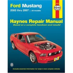 Show details of Ford Mustang 2005 thru 2007 (Haynes Repair Manual) (Paperback).