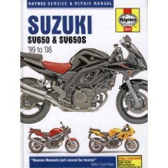 Show details of Suzuki: SV650 & SV650S 99-08 (Haynes Service & Repair Manual) (Hardcover).