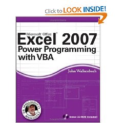 Show details of Excel 2007 Power Programming with VBA (Mr. Spreadsheet's Bookshelf) (Paperback).