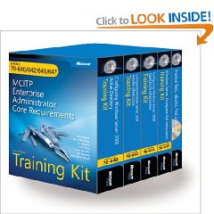 Show details of MCITP Self-Paced Training Kit (Exams 70-640, 70-642, 70-643, 70-647): Windows Server 2008 Enterprise Administrator Core Requirements (Paperback).