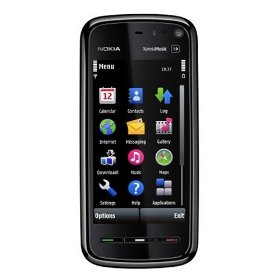 Show details of Nokia 5800 XpressMusic Unlocked Cell Phone with U.S. 3G, 3.2 MP Camera, GPS, Wi-Fi, 8 GB MicroSD Card--U.S. Version with Full Warranty (Black).