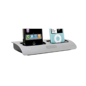 Show details of Griffin Powerdock Dual-Position Charging Station for iPod and iPhone (Silver).