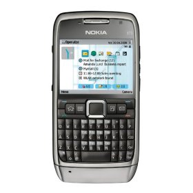 Show details of Nokia E71 Unlocked Cell Phone with 3.2 MP Camera, 3G, Media Player, GPS, Wi-Fi, MicroSD Slot--U.S. Version with Warranty (Gray).