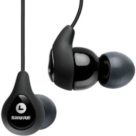 Show details of Shure SE110 Sound Isolating Earphone with Balanced Armature Driver (Black).