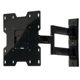 Show details of Peerless PA740 Articulating Wall Mount for 22-Inch to 40-Inch Flat Panel Displays (Gloss Black).