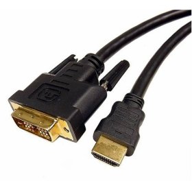 Show details of Cables Unlimited PCM-2296-06 HDMI to DVI D Single Link Cable (6.56 Feet, Black).