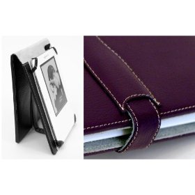 Show details of M-edge Platform Jacket for Kindle 2 (Genuine Leather--Pebbled Purple).