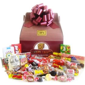 Show details of 1950's Retro Candy Gift Box.