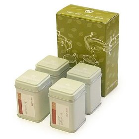 Show details of White Teas Sampler, 4 tins.