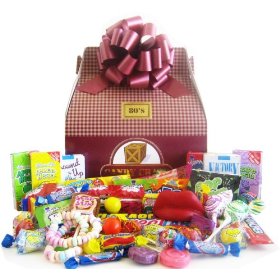 Show details of 1980's Retro Candy Gift Box.