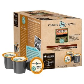Show details of Caribou Blend K&#45;Cup Single&#45;Serving Coffee 108 ct&#46;.