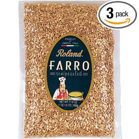 Show details of Roland Farro Semipearled From Italy, 17.6-Ounce Packages (Pack of 3).