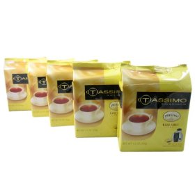 Show details of Tassimo T-Disk: Twinings Earl Grey T-Disc Pods (Case of 5 packages; 80 T-Discs Total).