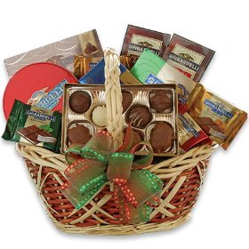 Show details of Grand Ghirardelli Chocolate Gift Basket.