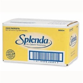Show details of Splenda No Calorie Sweetener 2000 Individual Packets.