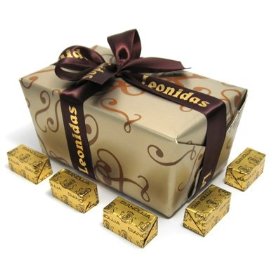 Show details of Leonidas Belgian Chocolates: Gianduja -- Almond & Hazelnut Pralin.