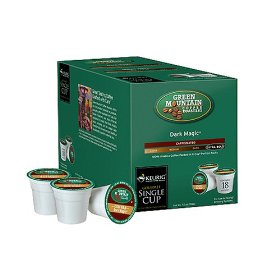 Show details of Green Mountain K&#45;Cup Single&#45;Serving Coffee 108&#45;ct&#46;&#45; Dark Magic.