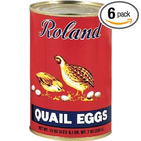 Show details of Roland Quail Eggs, 15-Ounce Packages (Pack of 6).