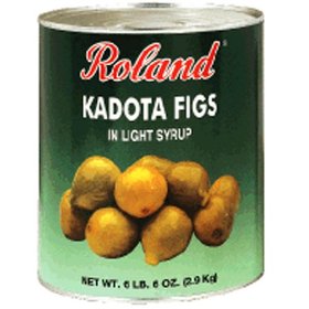 Show details of Roland Kadota Figs in Light Syrup, 102-Ounce Can.