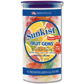 Show details of Sunkist Individually Wrapped Fruit Gems ? 1.5 lb Can.