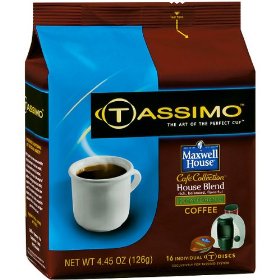 Show details of Maxwell House Caf&#233; Collection Decaffeinated Coffee T&#45;Discs for Tassimo Systems 80 ct&#46;.