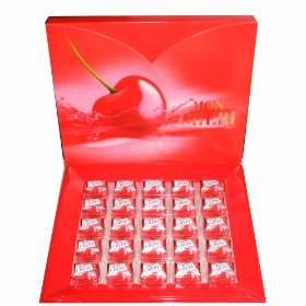 Show details of Mon Cheri Liquor Filled Chocolate Covered Cherries 25 count.