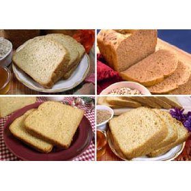 Show details of The Heartland Collection: A Sampler of Whole Grain Bread Machine Mixes (4 Pack).