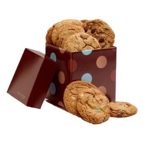 Show details of Geoff & Drew's Gift Box of 8 Gourmet Fresh Baked Cookies - 4 Flavors.